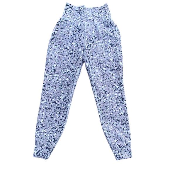 Athleta Women XS Salutation Textured Jogger Pants High Rise - Picture 1 of 3